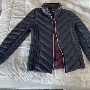 NWOT Michael Kors Light Puffer Jacket in Black Small